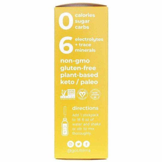 Ultima Replenisher Electrolyte Drink Mix Packets, ULTR